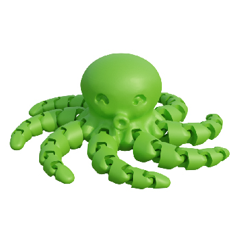 Pulpo articulado (Verde)