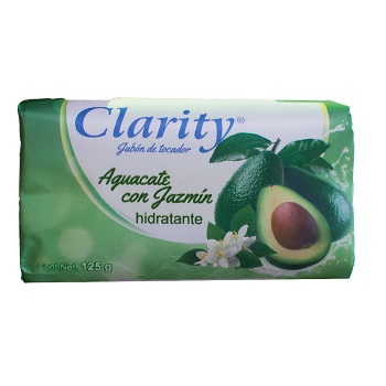 Jabón de tocador - Aguacate con Jazmín (Clarity, 125g)