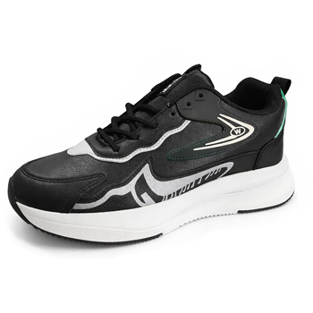 Zapatillas deportivas para hombre (Color: Negro, Talla - 42)
