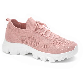 Zapatillas deportivas de mujer (Color: Rosado, Talla - 38)