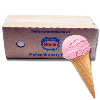 Helado de Fresa - Caja 4.5 Litros