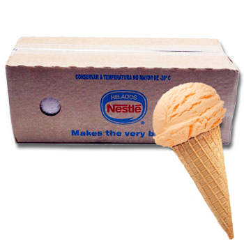 Helado de Naranja Piña - Caja 4.5 Litros