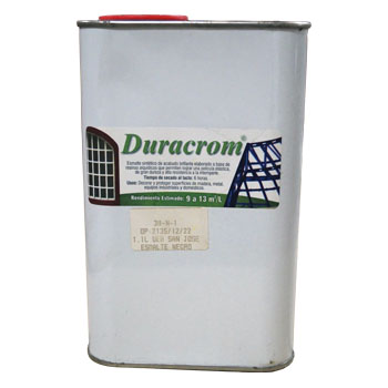 Pintura de esmalte sintético. Duracrom - Blanco (1.1 litros)