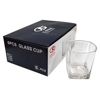Juego de 6 vasos de cristal MP401-1 (255 ml)